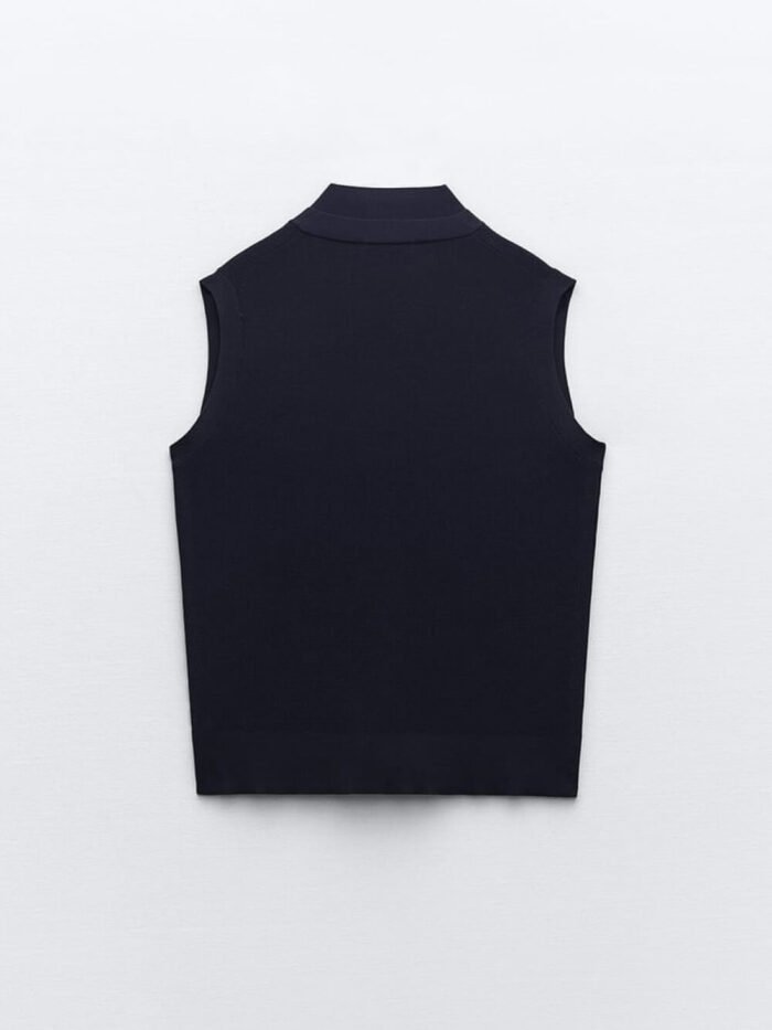 Top  jeans com zíper